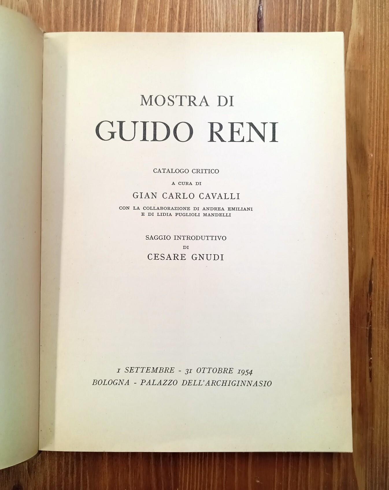 Mostra di Guido Reni: 1 settembre - 31 ottobre 1954, Bologna, Palazzo dell'Archiginnasio
