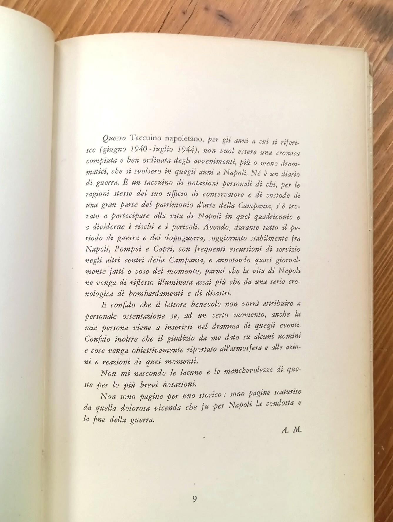 Taccuino napoletano (giugno 1940 - luglio 1944)