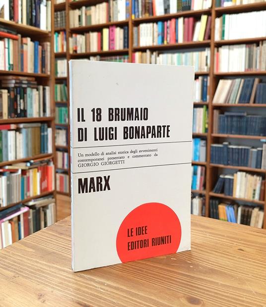 Il 18 brumaio di Luigi Bonaparte - copertina