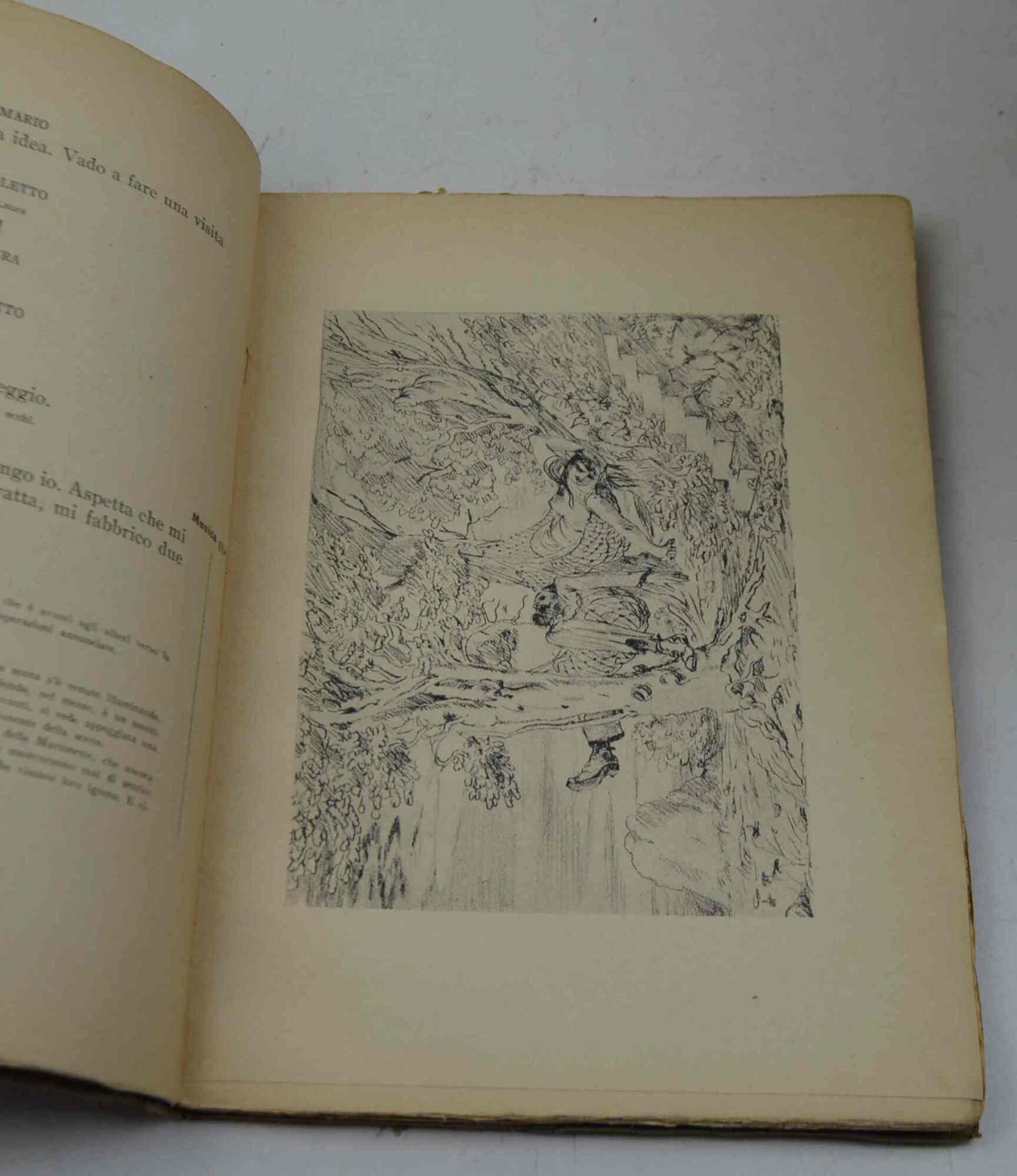 Siepe a nordovest. Rappresentazione. Prosa e musica di Massimo Bontempelli, illustrazioni di Giorgio De Chirico riprodotte in fototipia