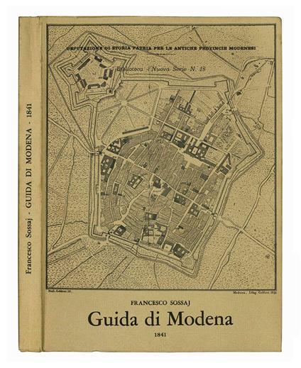 Guida di Modena 1841 - Francesco Sossaj - copertina