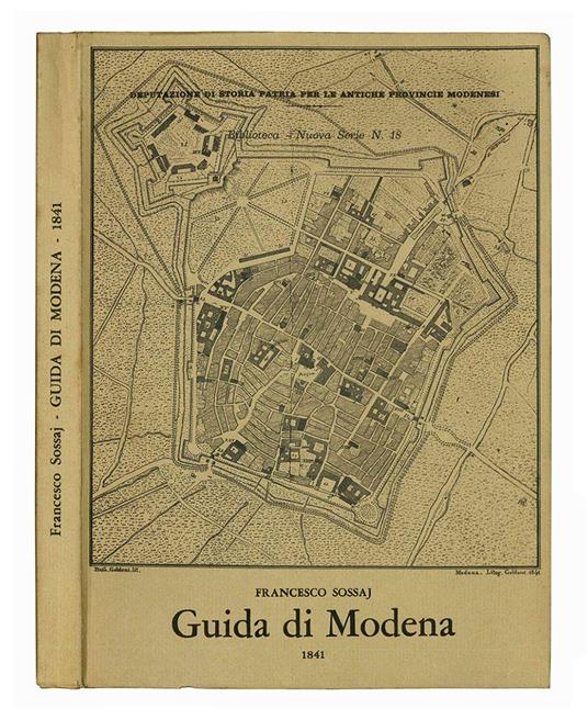 Guida di Modena 1841 - Francesco Sossaj - copertina