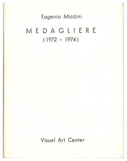 Medagliere (1972-1974) - Eugenio Miccini - copertina