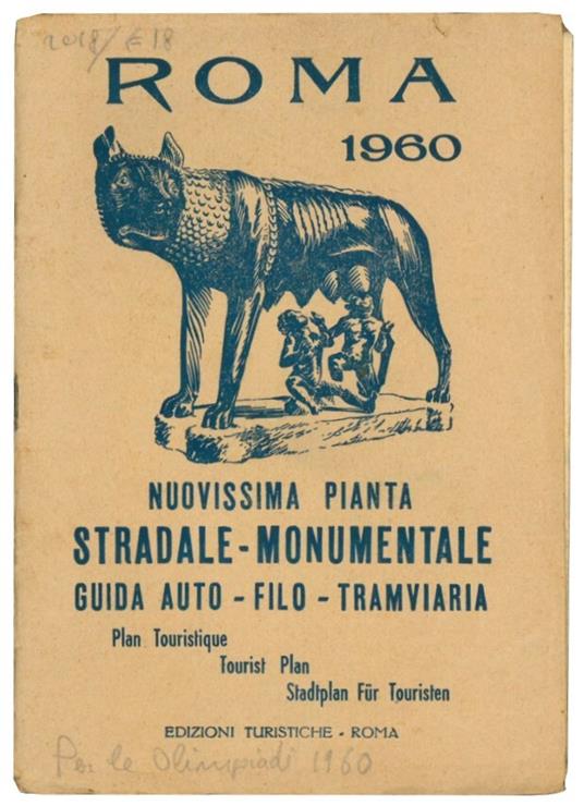 Nuovissima pianta stradale-monumentale. Guida auto-filo-tramviaria - Nuovissima Pianta Stradale-Monumentale - copertina