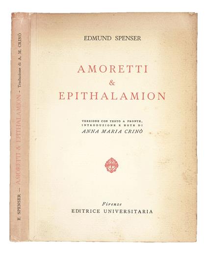 Amoretti & Epithalamion - Edmund Spenser - copertina