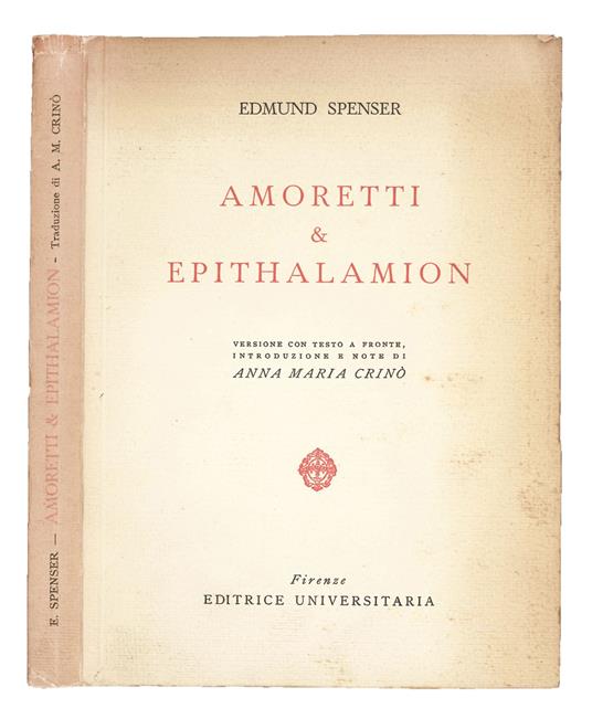Amoretti & Epithalamion - Edmund Spenser - copertina