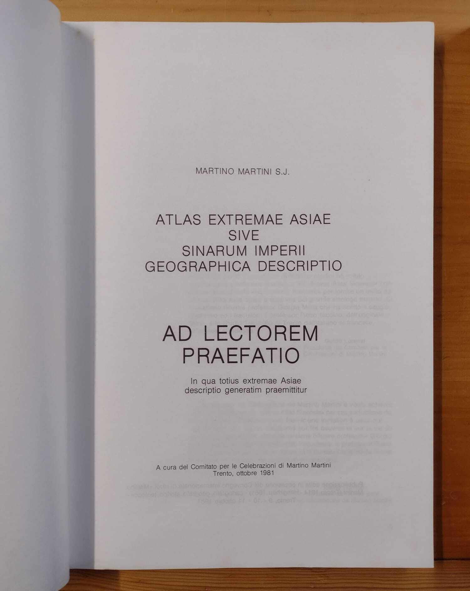Novus Atlas Sinensis: Ad lectorem praefatio - Versioni Edizione anastatica dell'opera pubblicata ad Amsterdam dall'editore Blaeu nel 1655 [2 VOLUMI]