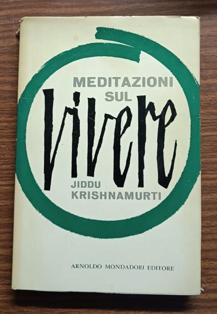 Meditazioni sul vivere - copertina