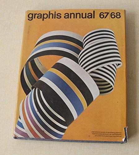 Graphis annual 67/68 - lingue: inglese, tedesco e francese - Walter Herdeg - copertina