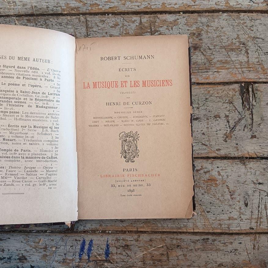 Ecrits sur la musique et les musiciens