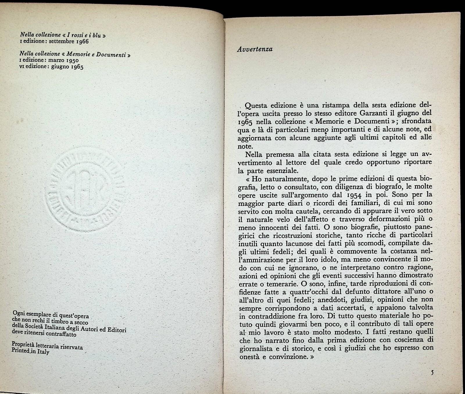 Mussolini Piccolo Borghese