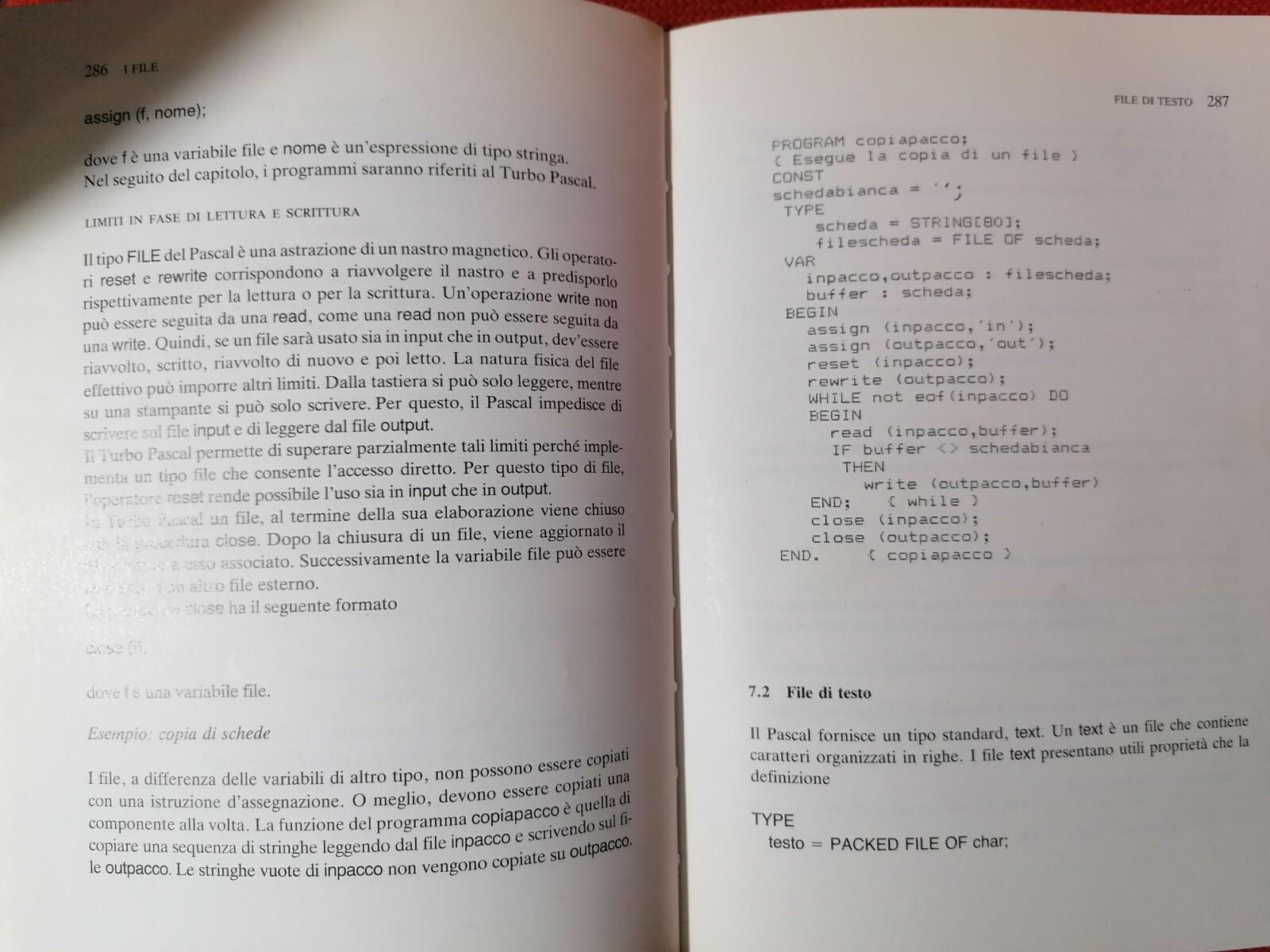 Programmare in pascal e turbo pascal - Peter Grogono - Libro di Programmazione