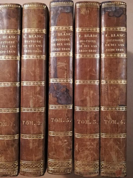 Histoire de Dix Ans 1830-1840. Tome premier - copertina