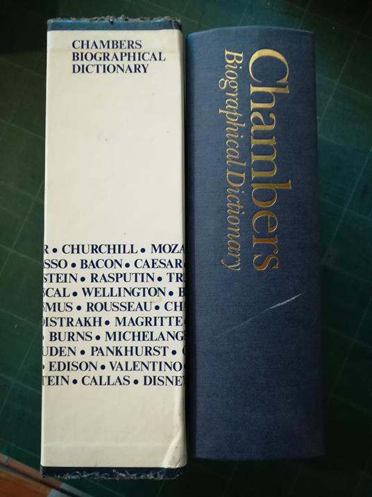 Chambers Biographical Dictionary - copertina