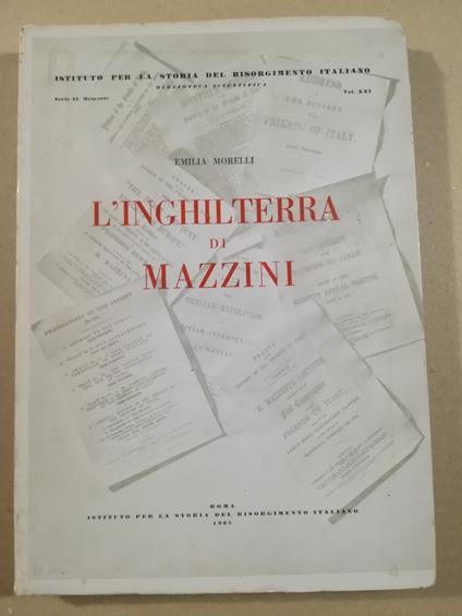 L'Inghilterra di Mazzini - Emilia Morelli - copertina