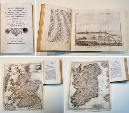 Lo stato Presente di tutti i Paesi del Mondo... Volume XIII, Della Scozia e dell'Irlanda - copertina