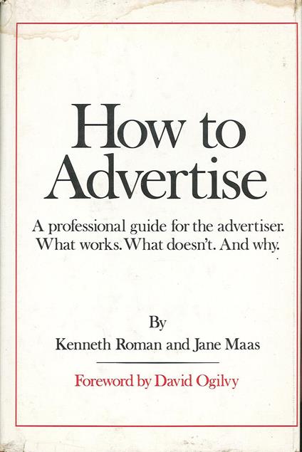 How to Advertise - copertina