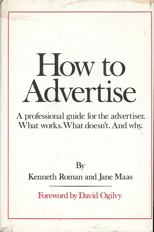 How to Advertise - copertina