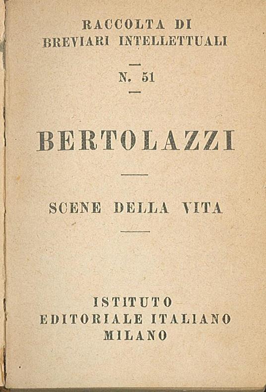 Scene della vita - copertina