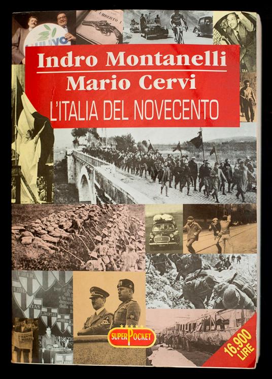 L'Italia del novecento - Indro Montanelli - copertina