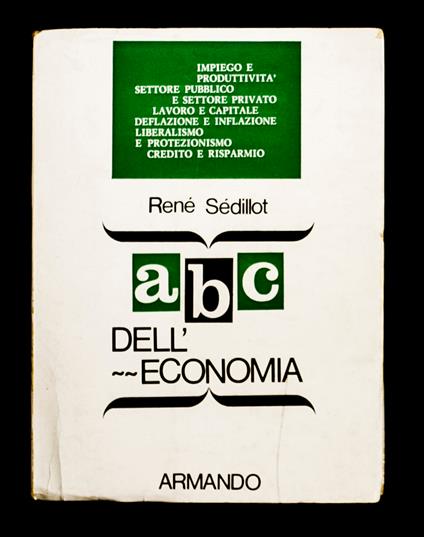 A B C dell'economia - René Sédillot - copertina