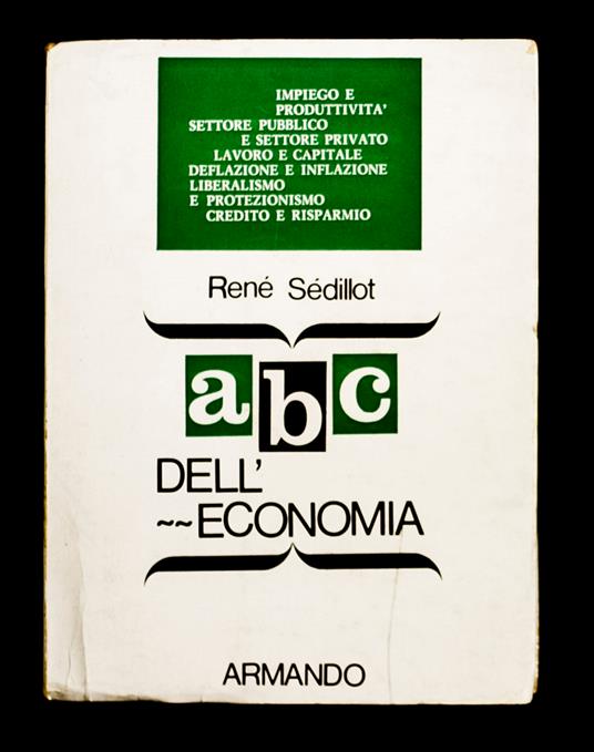 A B C dell'economia - René Sédillot - copertina