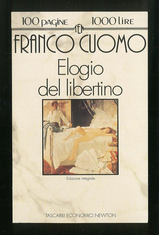 Elogio del libertino - Franco Cuomo - copertina