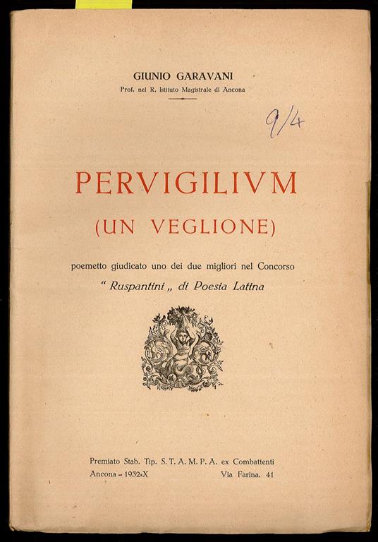 Pervigilivm - copertina