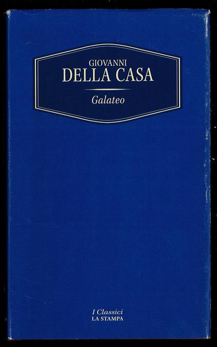 Galateo - Giovanni Della Casa - copertina