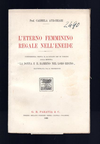 L'eterno femminino regale nell'Eneide - copertina