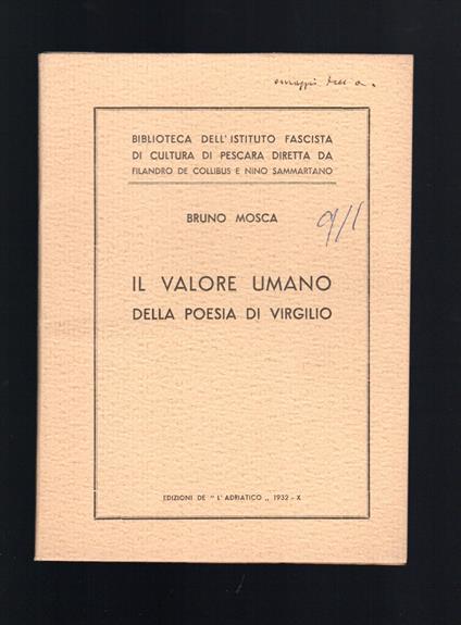 Il valore umano della poesia di Virgilio - copertina