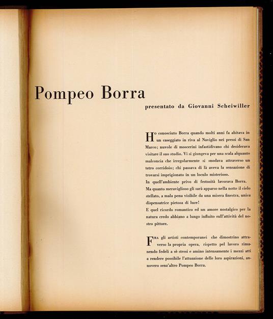 Pompeo Borra presentato da Giovanni Scheiwiller - copertina