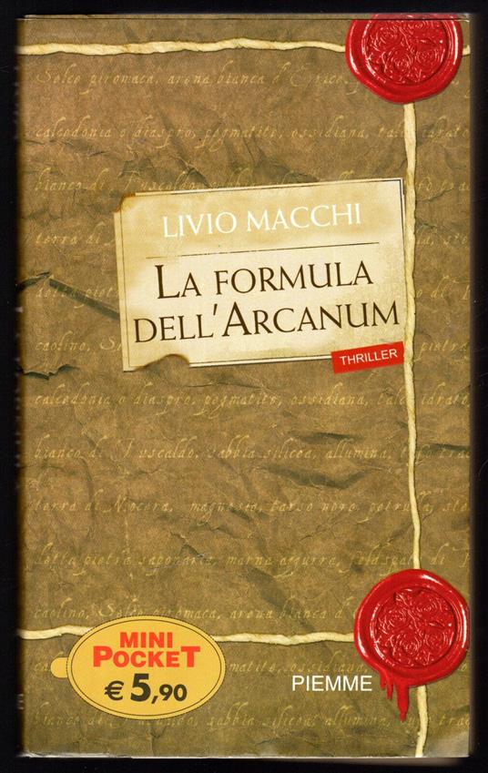 La formula dell'Arcanum - Livio Macchi - copertina