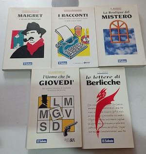 I libri del ''Il sabato '' I racconti La boutique del mistero - Le lettere di Berlicche - L'uomo che fu giovedi Maigret e la casa dei fiamminghi - copertina