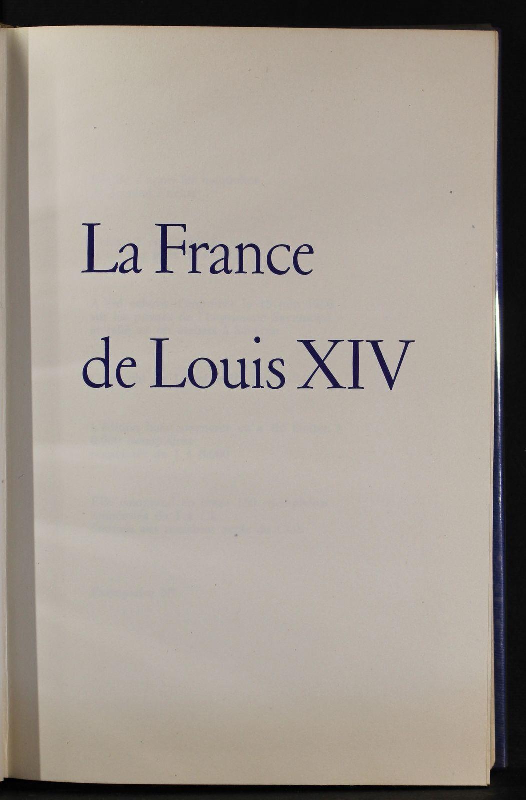 La France De Louis Xiv