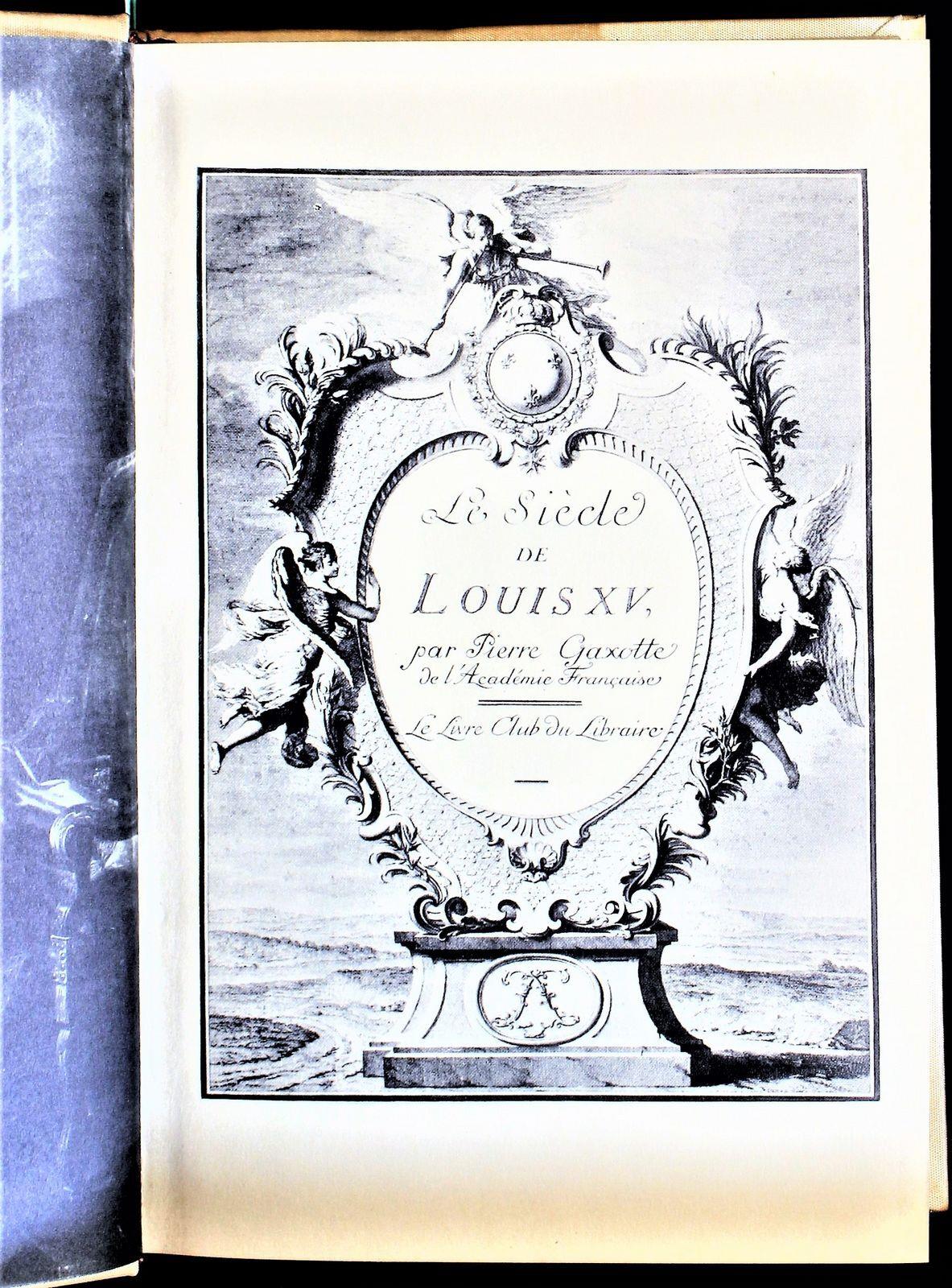 Le Siecle De Louis Xv