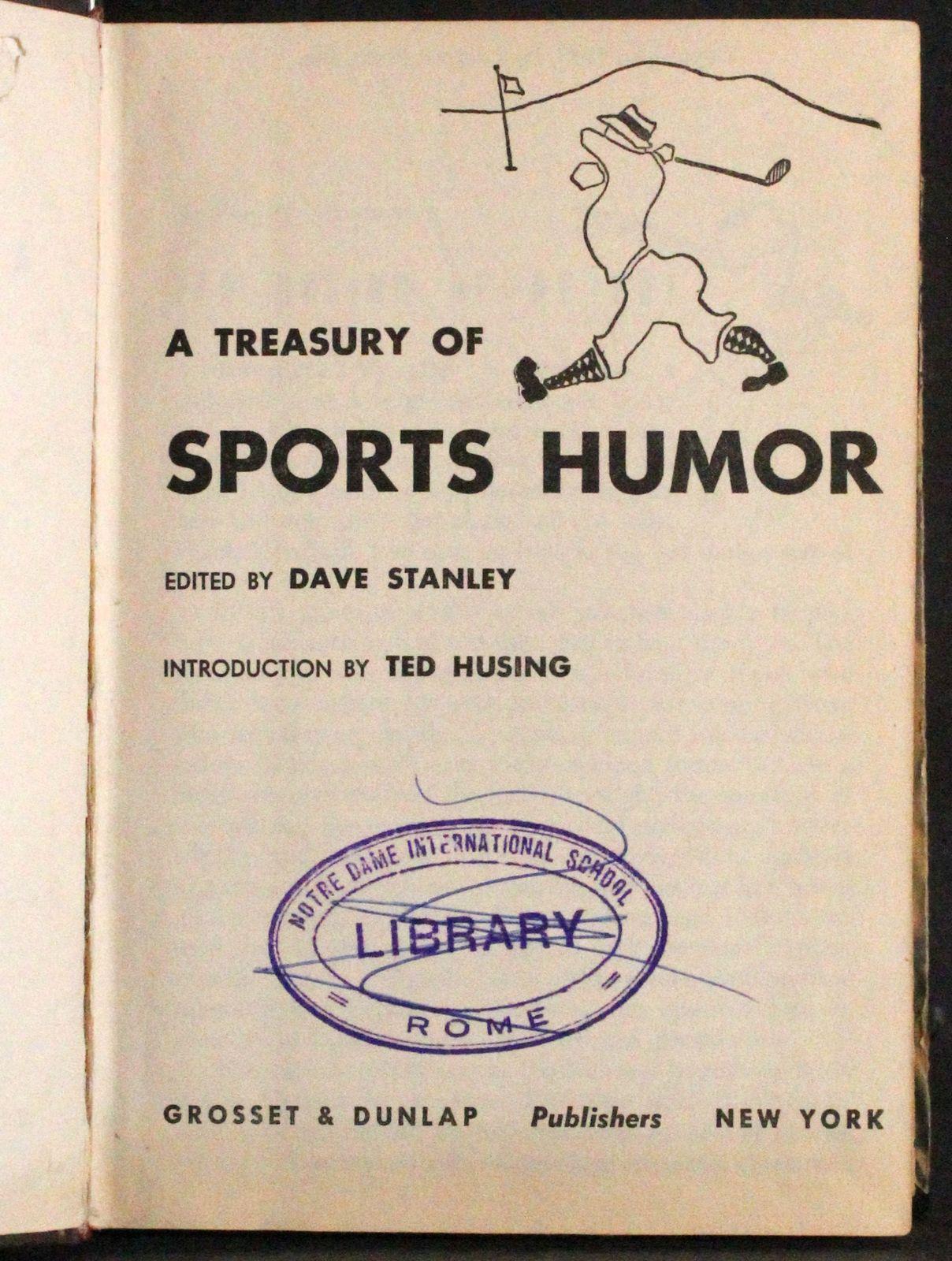 A Treasury Of Sports Humor