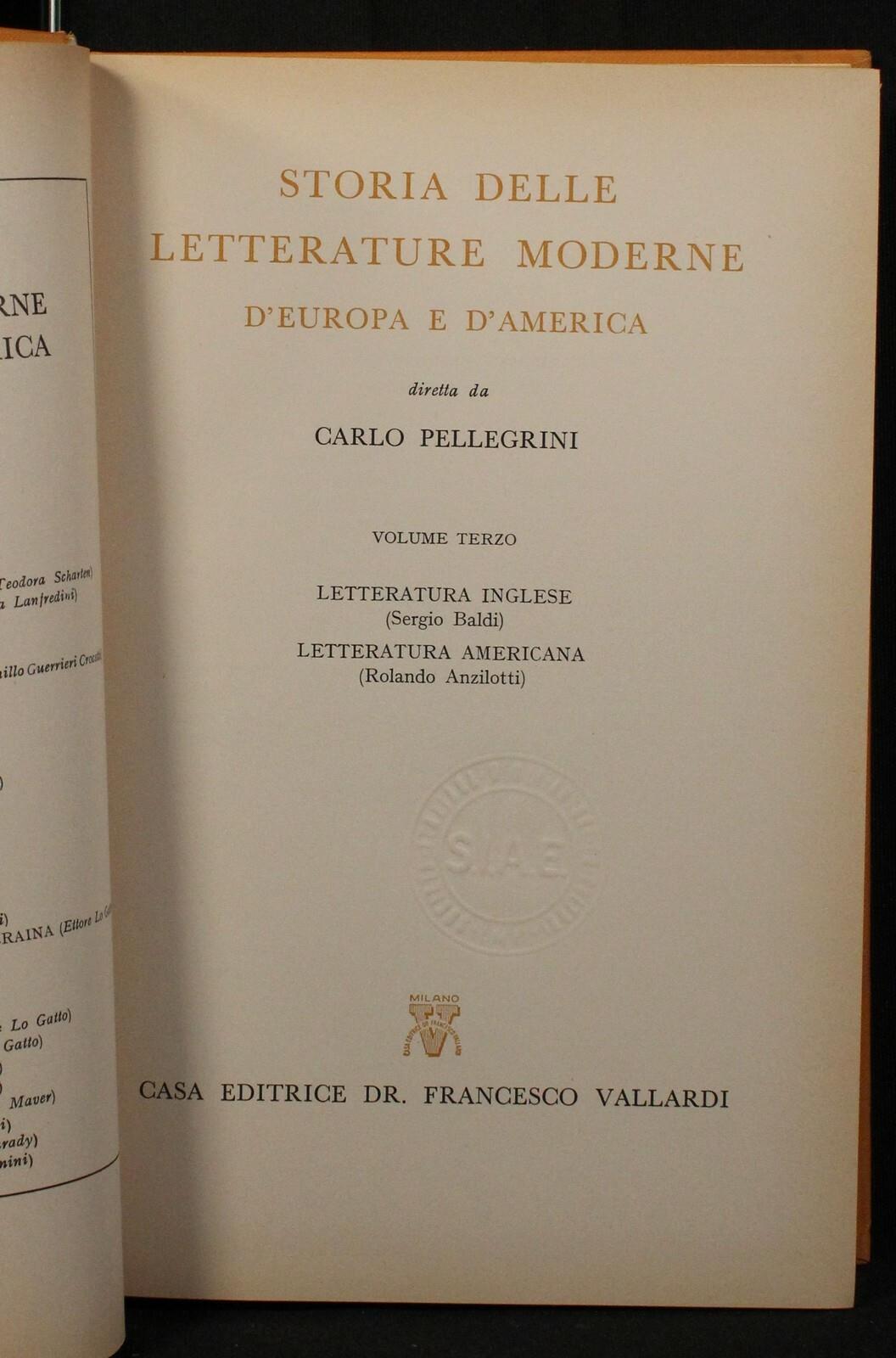 Storia Delle Letterature Moderne D'Europa. Vol 3