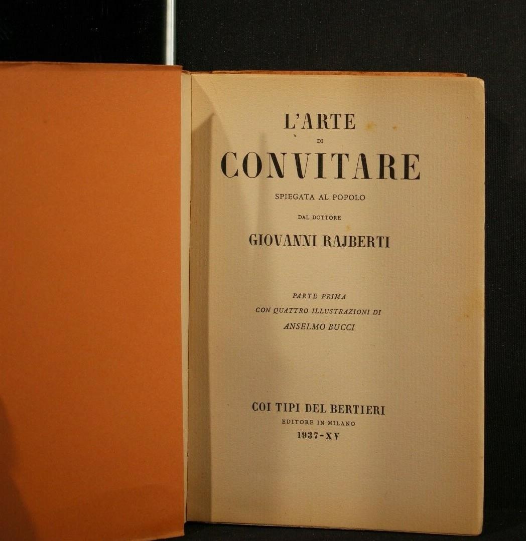 L' Arte Di Convitare 2 Volumi