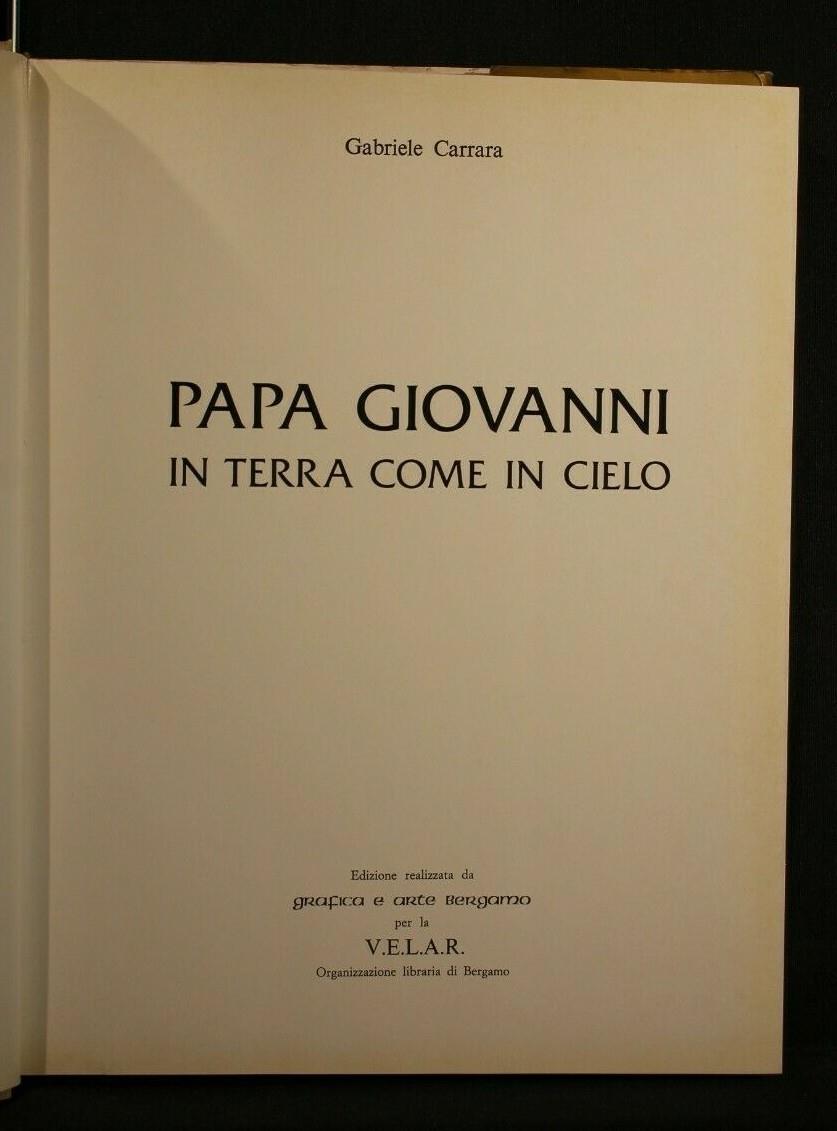 Papa Giovanni In Terra Come In Cielo