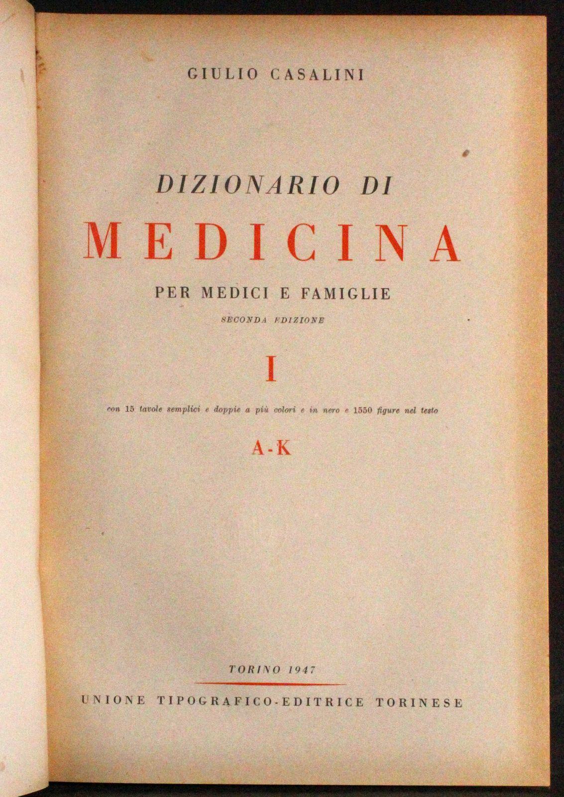 Dizionario Di Medicina. 2 Vol