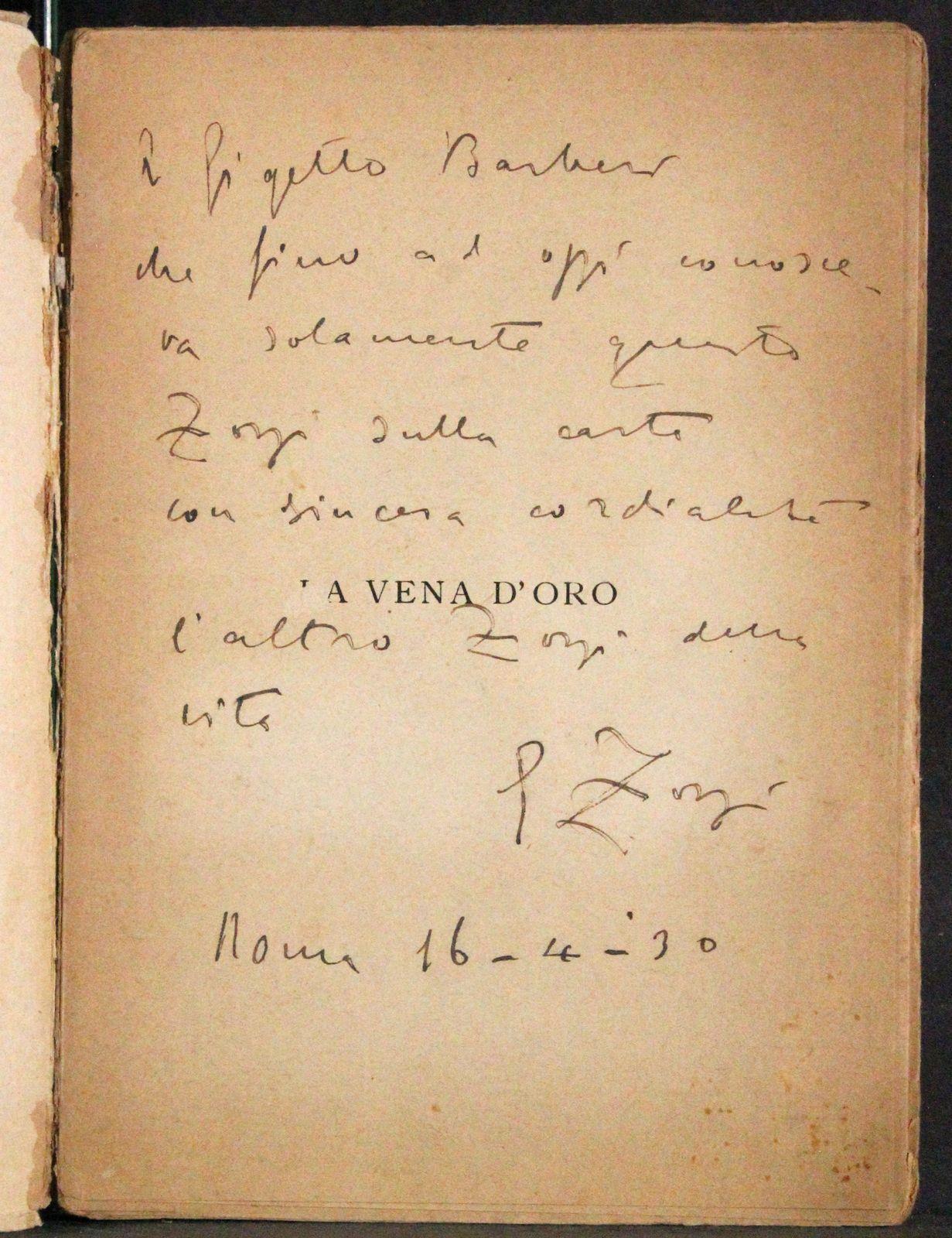 La Vena D'Oro Commedia In Tre Atti