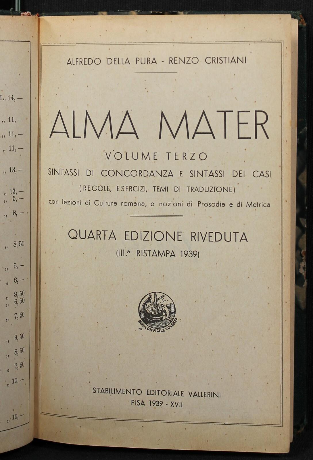 Alma Mater. Vol 3