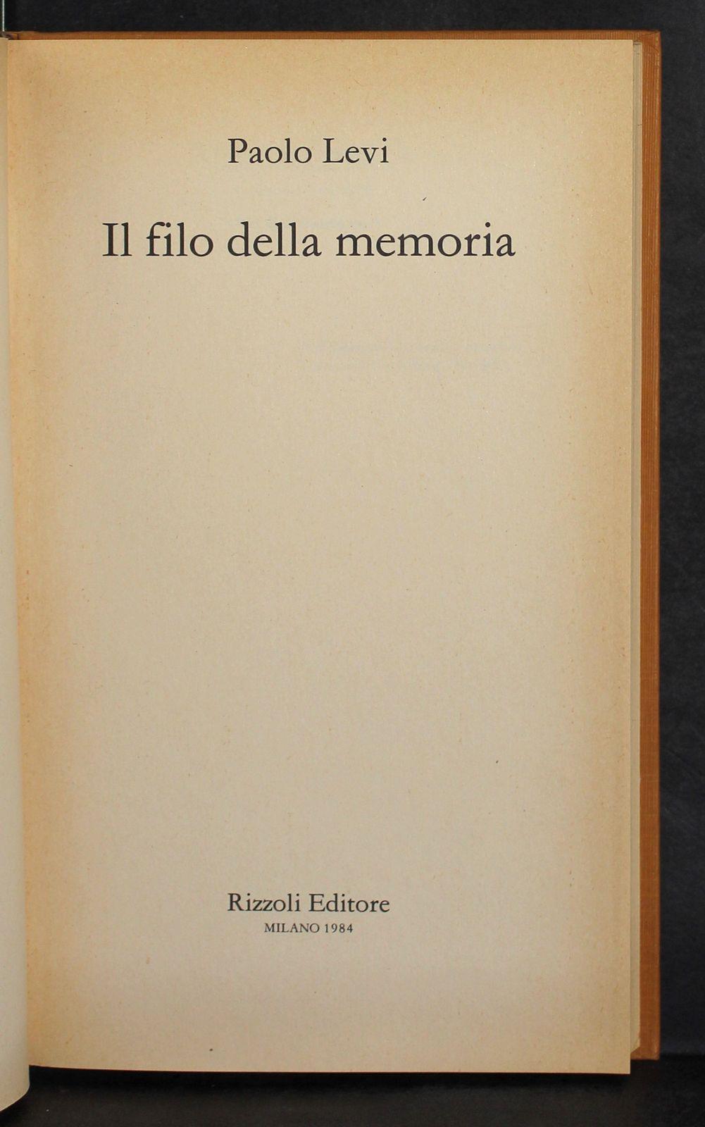 Il Filo Della Memoria