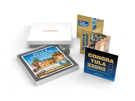 SMARTBOX - Mille e una notte di magia - Cofanetto regalo - 1 o 2 notti con colazione o 1 notte con colazione e cena o moment - 2