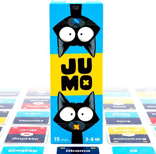 ATM Gaming JUMO Gioco da Tavolo per Famiglia e Amici - Gioco di Società Divertente e Veloce - Da 3 a 8 Giocatori - 10+ anni