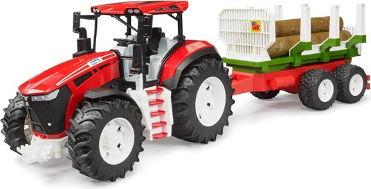 Roadmax Trattore Con Benna E Rimorchio Tronchi (03453)