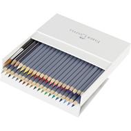 Studio Box matite colorate acquerellabili Goldfaber Aqua, 38, 2 matite di grafite Goldfaber HB, 2B, 1 pennello
