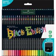 Astuccio cartone da 50 matite colorate triangolari Black Edition