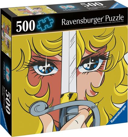 Ravensburger -  Puzzle Lady Oscar Puzzle 80s mania, 500 pezzi square